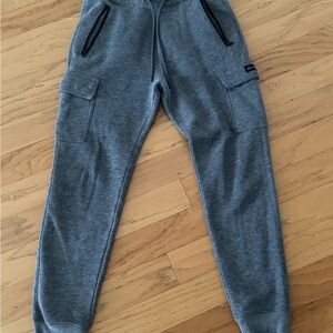Gray Men’s Jogger Pants with Cargo pockets